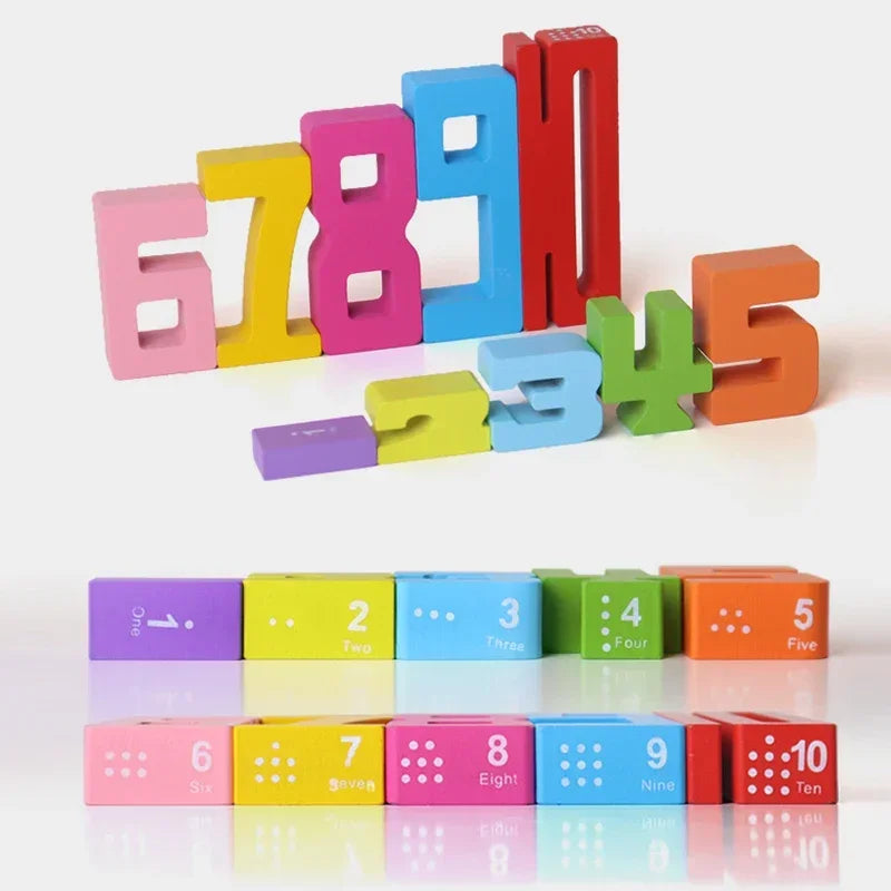 3D Rakam Bulmaca Seti (Ağaç)