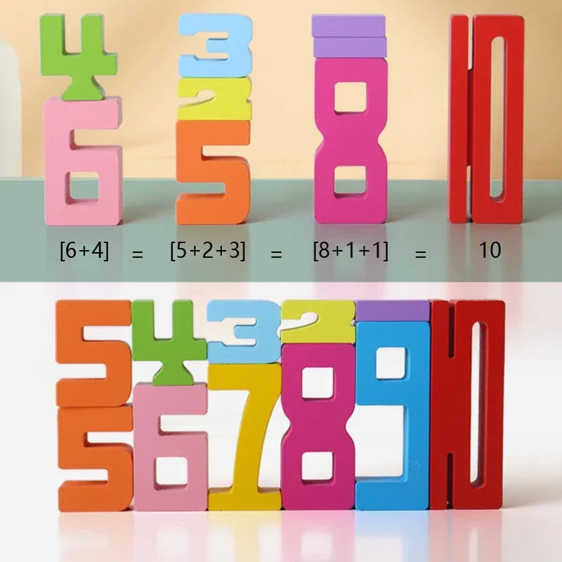 3D Rakam Bulmaca Seti (Ağaç)