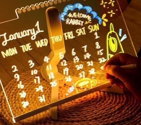 Yeni Neon Işıklı Tahta