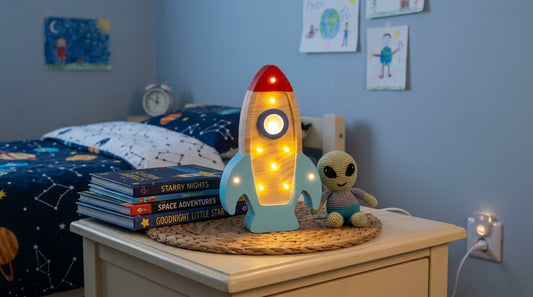 COSMO Roket Led Ahşap Lamba